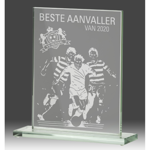 Glasstandaard rechtopstaand gelaserd - Afbeelding 2