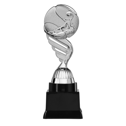 Figuur zilverkleurig Tennis