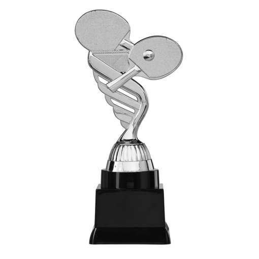 Figuur zilverkleurig Tafeltennis