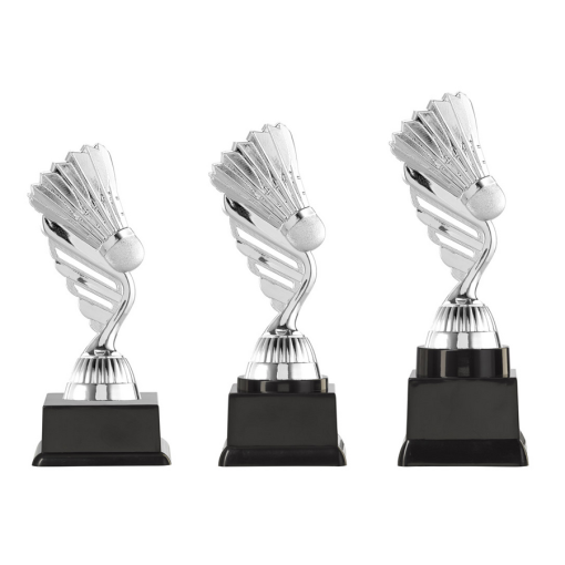 Figuur zilverkleurig Badminton - Afbeelding 2