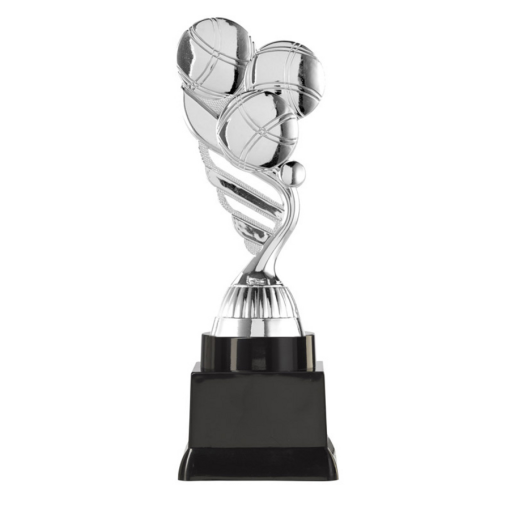 Figuur zilverkleurig Jeu d' boule / petanque
