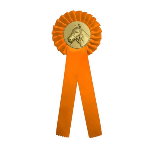 Rozet 1 rings met afslag Paardenhoofd