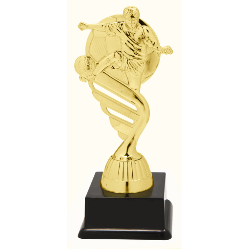 Figuur goudkleurig Voetballer