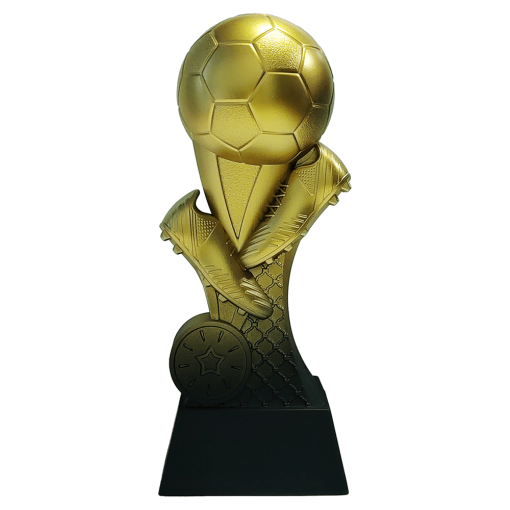 Alpha voetbalbeeldje goud